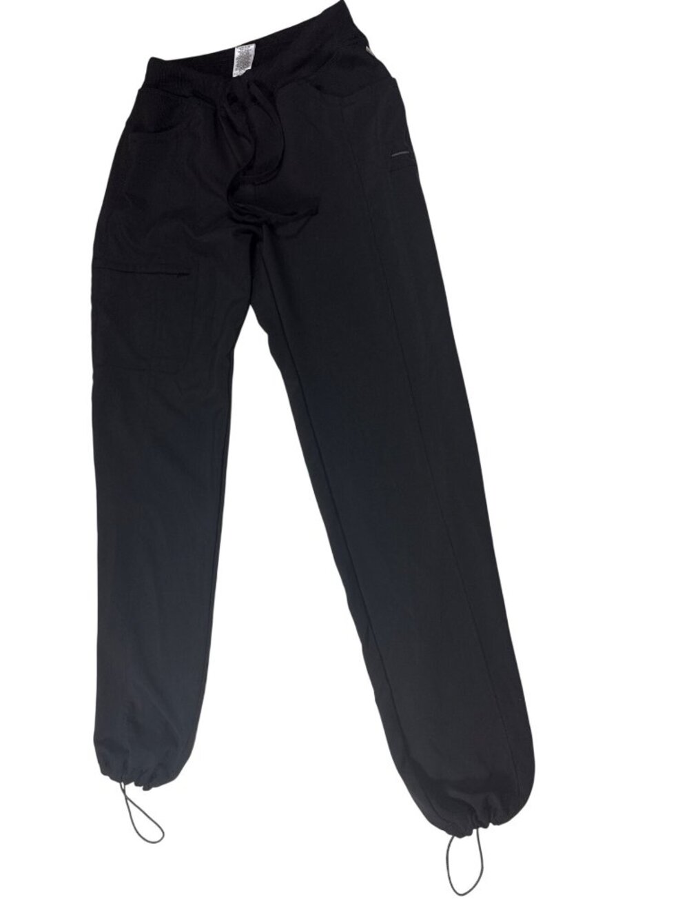 Infinity Lightweight Black Jogger Tall Small Scrub Pants Drawcord Waist (BB315)